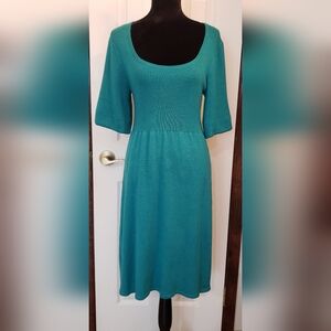 Spense 3/4 Sleeve Knit Sweater Dress Size Large